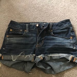 American eagle jean shorts